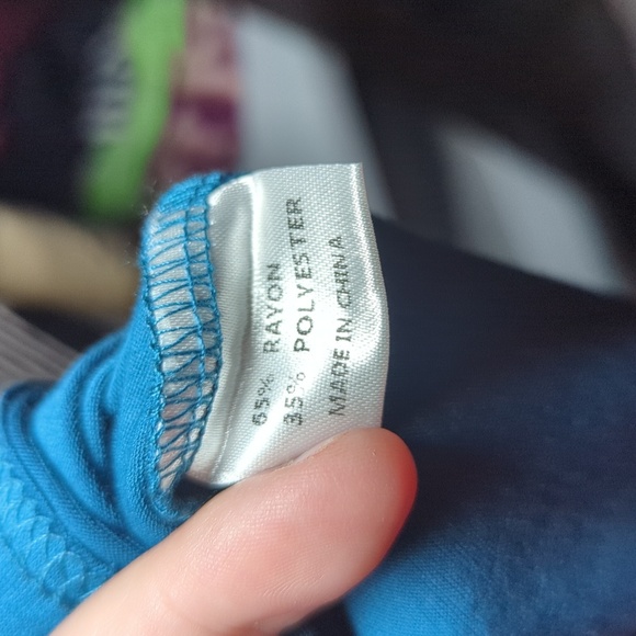 Merokeety Blue Short Sleeve Ruched Bodycon T-Shirt Dress Women's Size S - Picture 4 of 5